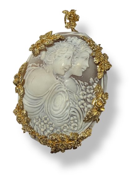 Spilla Mandile 1922 Donna Cammei  in Argento Conchiglia 2MSPC23 - 2MSPC23